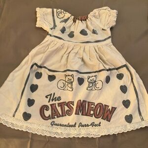 The Cats Meow Kids Dress - White